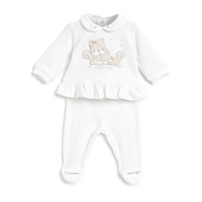Girls Bronze Applique Sweater with Leggings